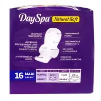 Прокладки Day Spa Natural макси, софт, 16 шт.
