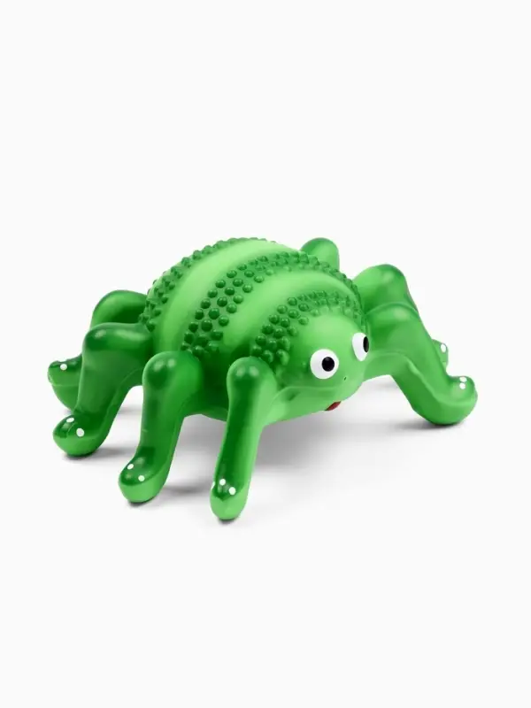 Игрушка пищащая для собак из латекса "Паук", 12х8 см