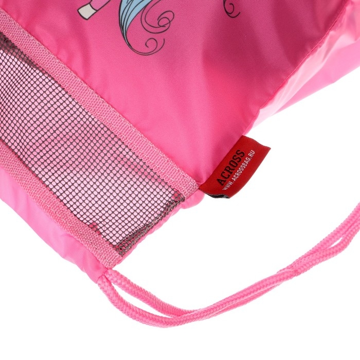 Ранец школьный Стандарт, раскаладной, 36 х 29 х 17 см, Across 191, наполнение: мешок, розовый ACR22-191-10 Ранец школьный Стандарт, раскаладной, 36 х 29 х 17 см, Across 191, наполнение: мешок, розовый ACR22-191-10