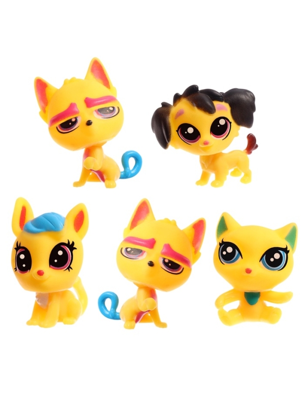 Набор игрушек  Набор игрушек "Crazy Pets" 5  шт  МИКС