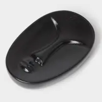 Аксессуары для ванной SAVANNA &laquo;Вуду&raquo;, 3 предмета, мыльница, дозатор для мыла, стакан, чёрные