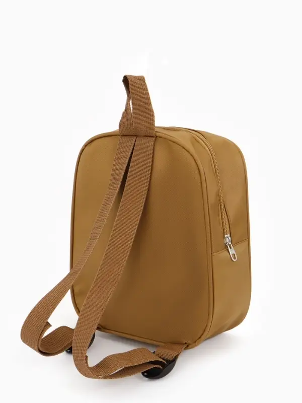 Рюкзак детский 20,5*9*24, отд на молнии, капибара бежевый