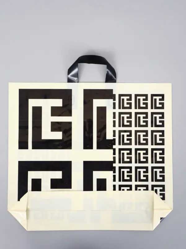 Пакет с петлевой ручкой "Узор" 45 х 40 х 8 см, 60 мкм