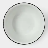 Миска эмалированная, 4 л, белая