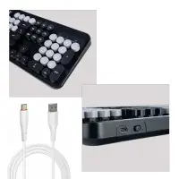 Комплект беспроводная клавиатура + мышь ISA KB-09 черная