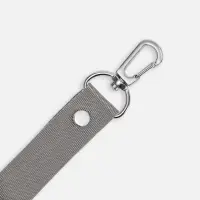 Застежка-карабин Snap hook, M, серебристая (хром)