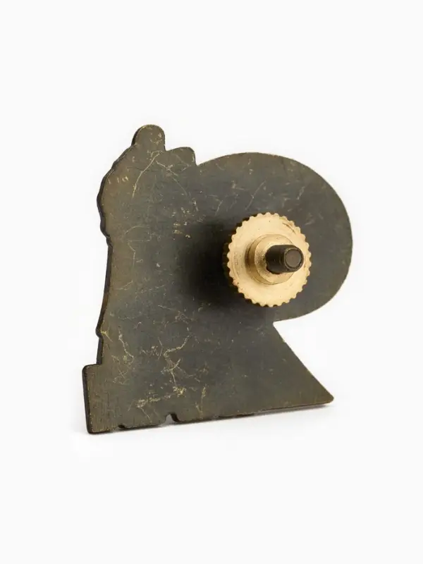 Значок &laquo;9 мая&raquo;, 3 см, цветной в золоте