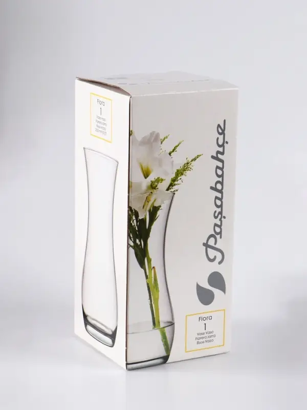 Ваза &laquo;Крапле&raquo;, волна, h=26 см, стекло, белая