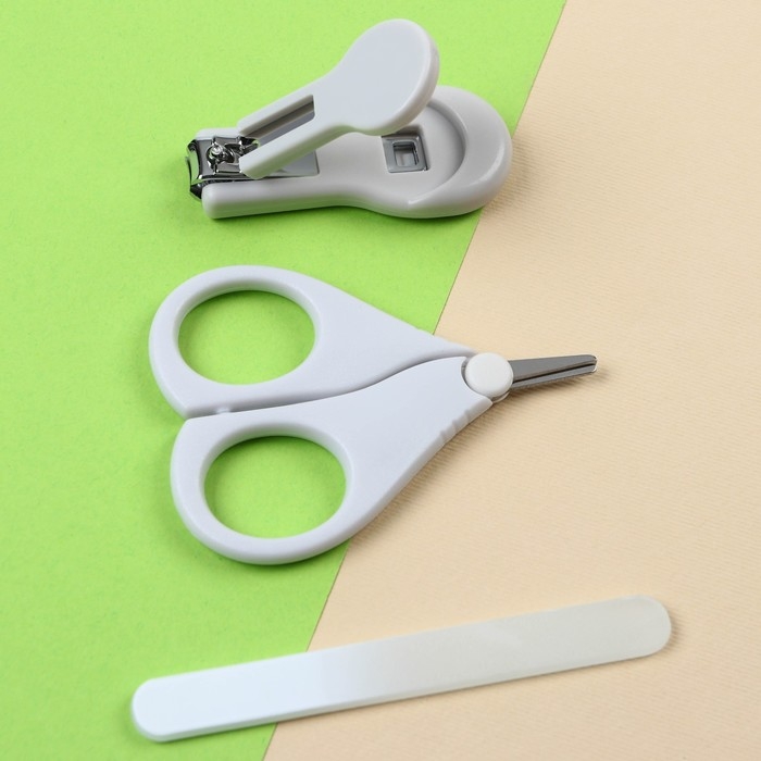 Маникюрный набор детский для самых маленьких «Мишка» (ножницы+щипчики+пилка) Маникюрный набор детский для самых маленьких «Мишка» (ножницы+щипчики+пилка)