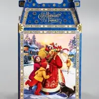 Подарочная новогодняя коробка &laquo;Атмосфера&raquo;, для сладких подарков, 17.8&times;10&times;32.5 см
