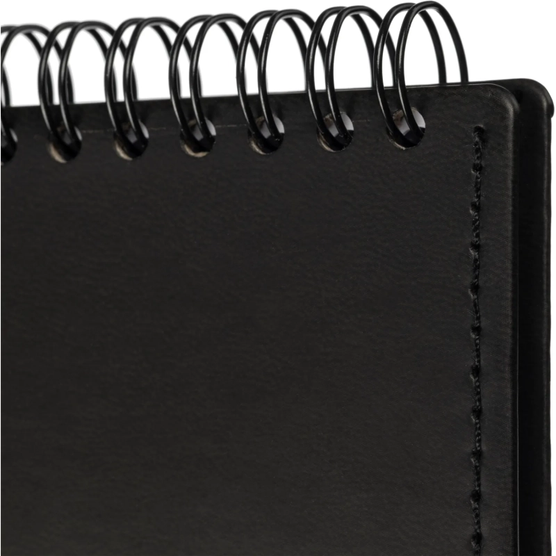 Планинг датированный 2026, черный 303х150 мм, 120 стр,АТТАСНЕ Вива