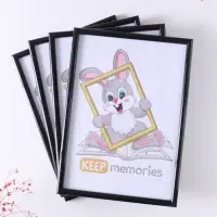 Набор фоторамок для фото 21&times;30 см Keep memories &laquo;Радуга&raquo;, 4 шт., чёрный, (пластиковый экран)
