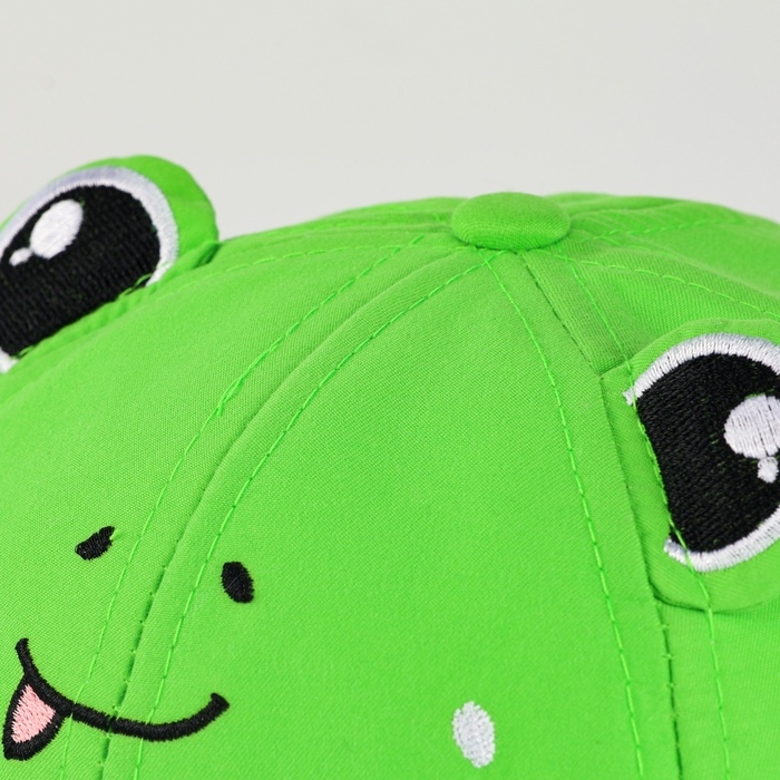 Кепка детская для мальчика с глазами «Лягушка», р-р. 48-50 Кепка детская для мальчика с глазами «Лягушка», р-р. 48-50