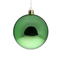 Ёлочные игрушки &laquo;Эстер&raquo;, снежинки, шары новогодние, набор 6 шт., d=8 см, зелёный