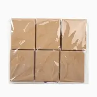 Набор коробочек подарочных 6шт. под набор &laquo;Крафт&raquo;, 7&times;9 см, цвет бежевый (10901375)