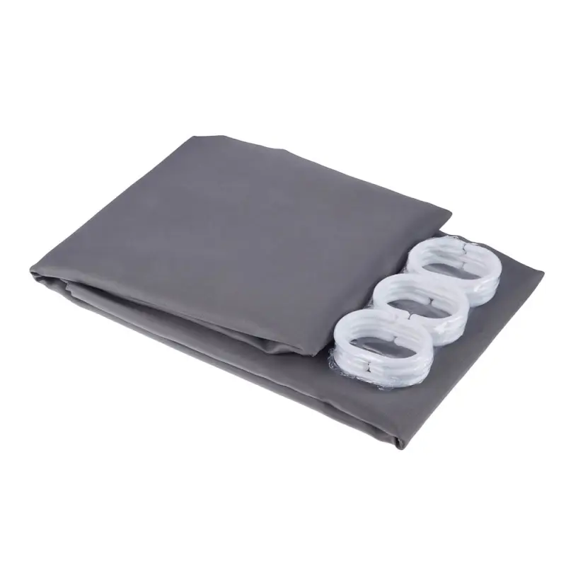 Шторка для ванной тм VETTA Фора, с утяжелителем, полиэстер 80 г/м2, 180x180 см, 2 цвета