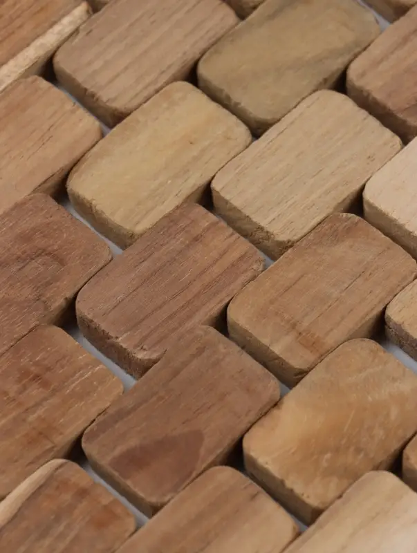 Коврик из тикового дерева, 30&times;20&times;0.7 см