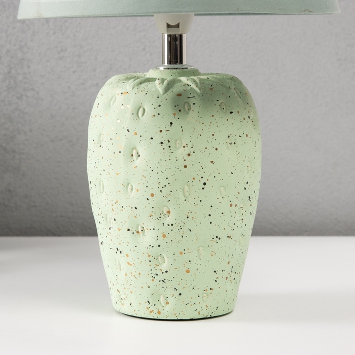 Лампа настольная Лампа настольная "Кира" 1х40Вт Е14 мятный 20х20х34см