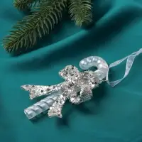 Ёлочная игрушка &laquo;Зимнее волшебство. Волшебная палочка&raquo;, 11&times;5 см, прозрачный