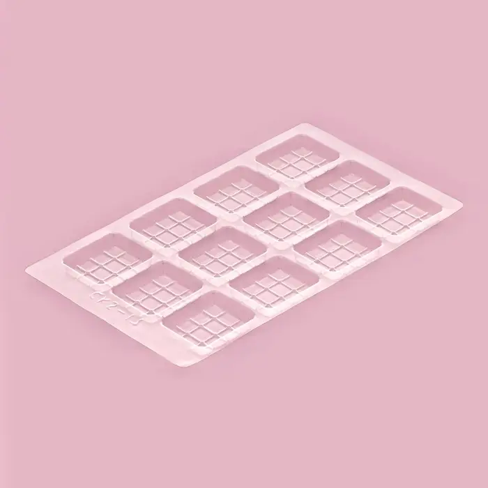 Форма для шоколада и конфет «Мини плитка», пластик, 22×13×1 см, 12 ячеек (3,5×4 см), прозрачная Форма для шоколада и конфет «Мини плитка», пластик, 22×13×1 см, 12 ячеек (3,5×4 см), прозрачная