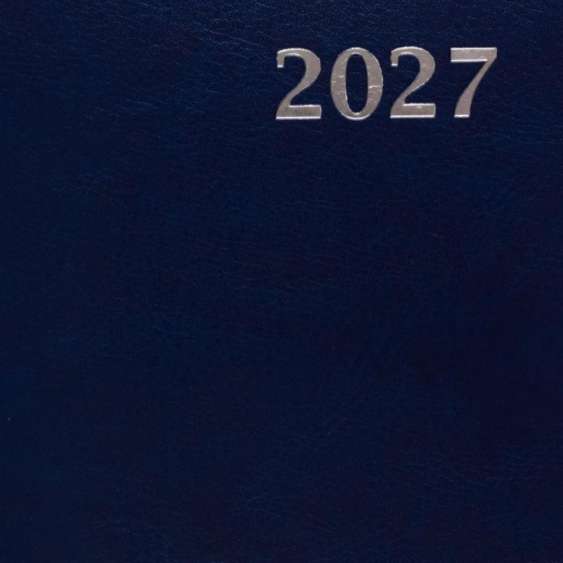 Ежедневник датированный 2027 Attache АГЕНДА А6 168л 100x150мм темно-синий