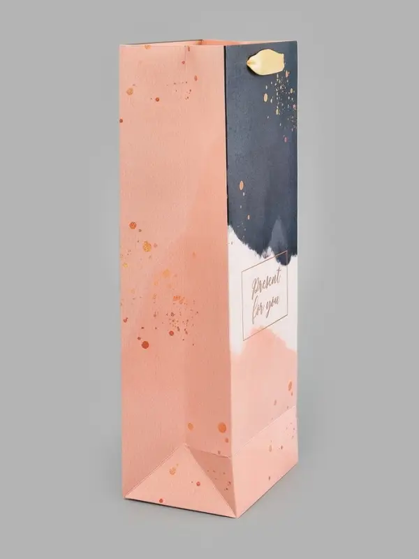 Пакет ламинированный под бутылку Present, 13&times;36&times;10 см