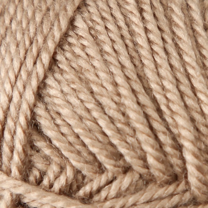 Пряжа для вязания спицами, крючком «Пехорский текстиль. Школьная», 100% акрил, 150 м/50 г, (124 песочный)