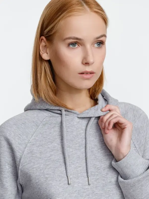 Толстовка унисекс Stellar, серый меланж, размер XS Толстовка унисекс Stellar, серый меланж, размер XS