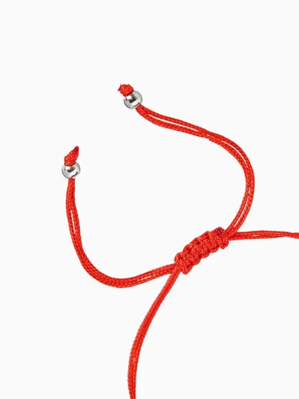 Браслет-оберег &laquo;Красная нить&raquo; In love мы с тобой связаны, набор 2 шт. цвет серебро, 5.5 см