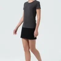Футболка женская Regent Fit Women черный меланж, размер S