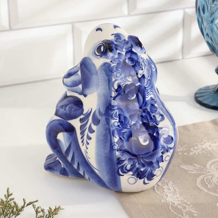 Салфетница Салфетница "Лягушка", гжель