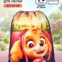 Мешок для обуви 420&times;330 мм, &laquo;Скай, Щенячий патруль&raquo;