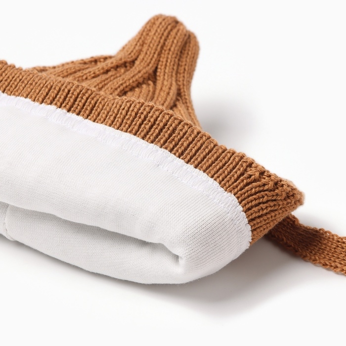 Шапка детская MINAKU р-р 46-48, цвет коричневый Шапка детская MINAKU р-р 46-48, цвет коричневый