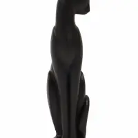 Фигурка гипс &laquo;Кошка Грация&raquo;, чёрная, 6&times;7&times;23 см