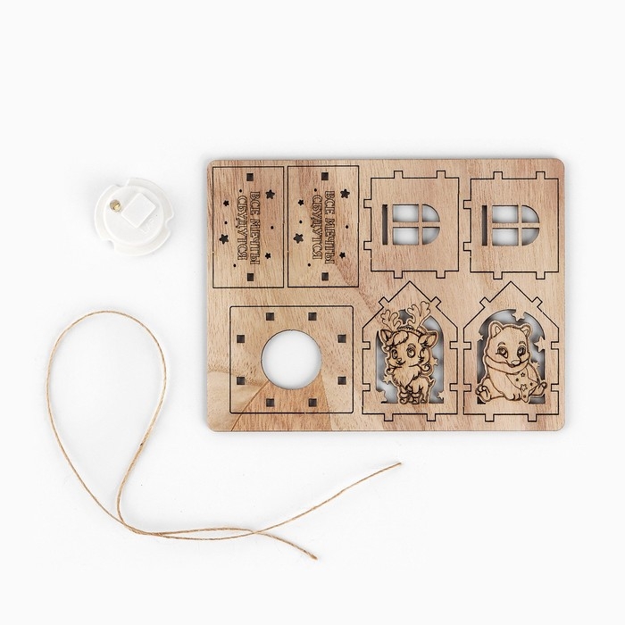 Интерьерное новогоднее украшение «Новый год: Загадай желание», 6 х 4,5 см Интерьерное новогоднее украшение «Новый год: Загадай желание», 6 х 4,5 см