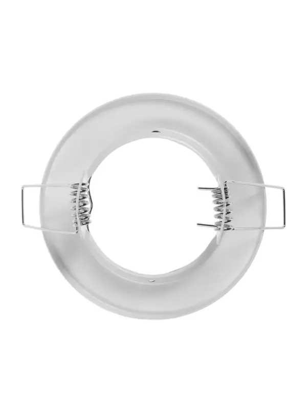 Светильник встраиваемый под лампу MR-16, круглый, металлический, белый