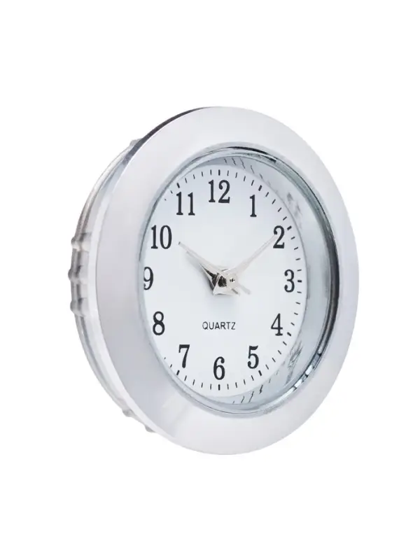 Циферблат для наручных часов, d=2.5 см, LQ377 А, дискретный ход, серебро