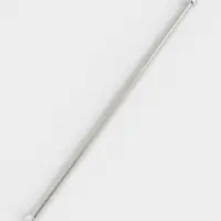 Карниз для ванной комнаты "Блеск" 116-220 см нержавеющая сталь, цвет хром