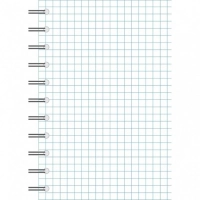 Блокнот спираль слева А6 80л.ОФ-ЛАЙН 3-80-155, в асс