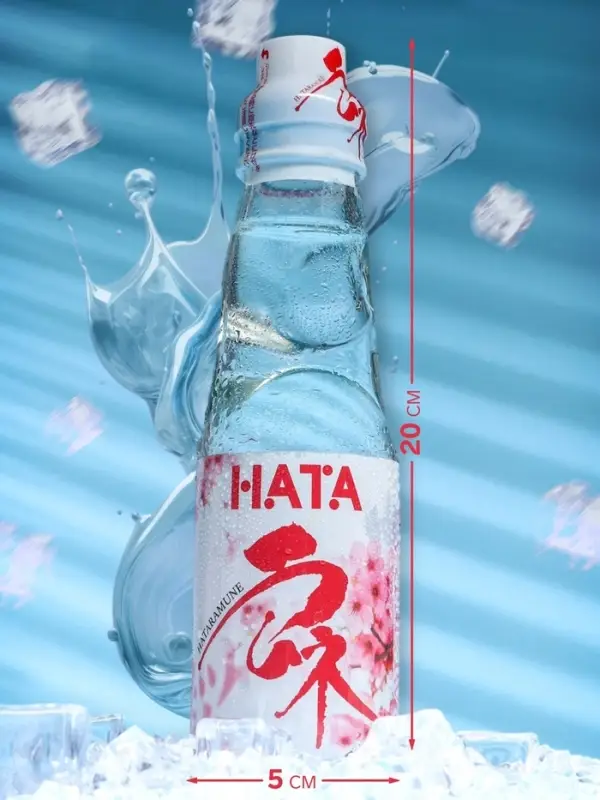 Напиток газированный Ramune со вкусом сакуры, 200 мл