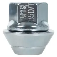 Гайка колесная M12x1,5x28,5, конус подвижный, ключ 19, закрытая, хром для а/м Ford
