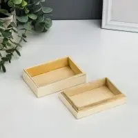 Шкатулка для росписи дерево &laquo;Прямоугольная&raquo;, без замочка, 11&times;7.5&times;4 см