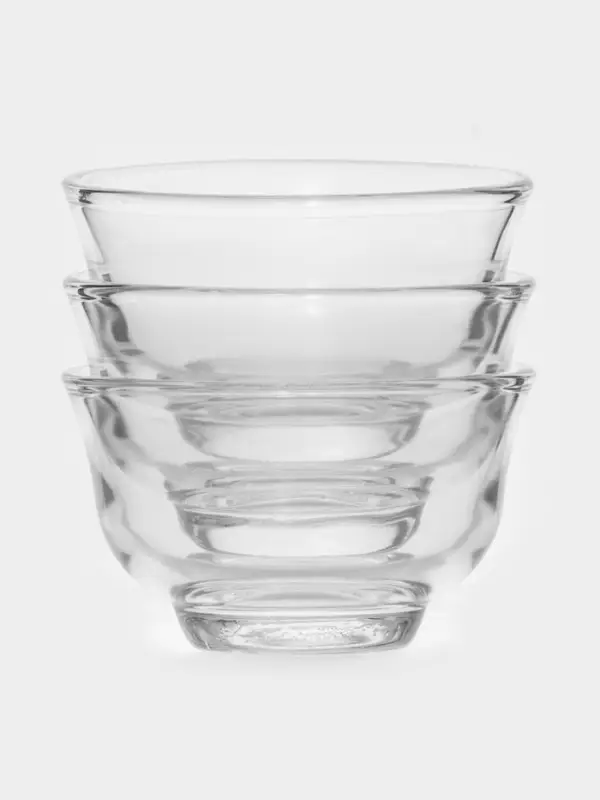 Чайный набор &laquo;Иши&raquo;, чайник, 3 пиалы, в сумочке, стекло, прозрачный