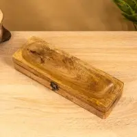 Подставка под благовония с хранением "Футляр" 31х10х5,5 см, дерево шишам