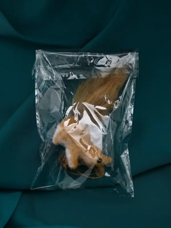 Украшение ёлочное Украшение ёлочное "Бельчонок" 8х13 см, бежевый