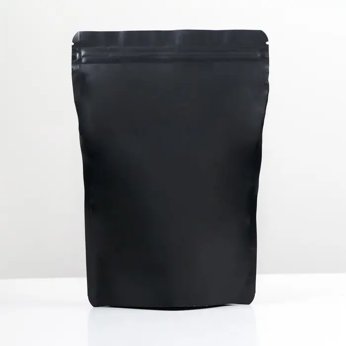 Пакет дой - пак, матовый, чёрный с окном, 14×20×4 см Пакет дой - пак, матовый, чёрный с окном, 14×20×4 см