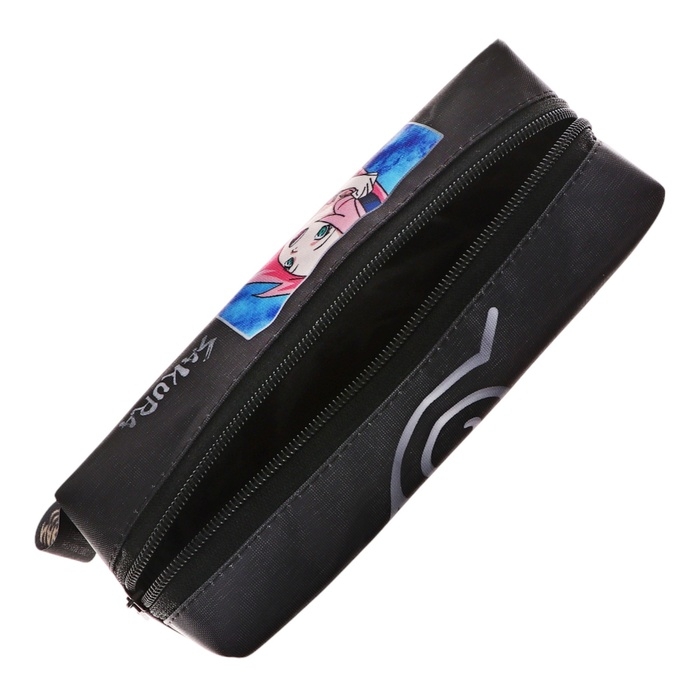 Пенал мягкий 1 отделение, Naruto, 60 х 200 х 45, универсальный, черный Пенал мягкий 1 отделение, Naruto, 60 х 200 х 45, универсальный, черный