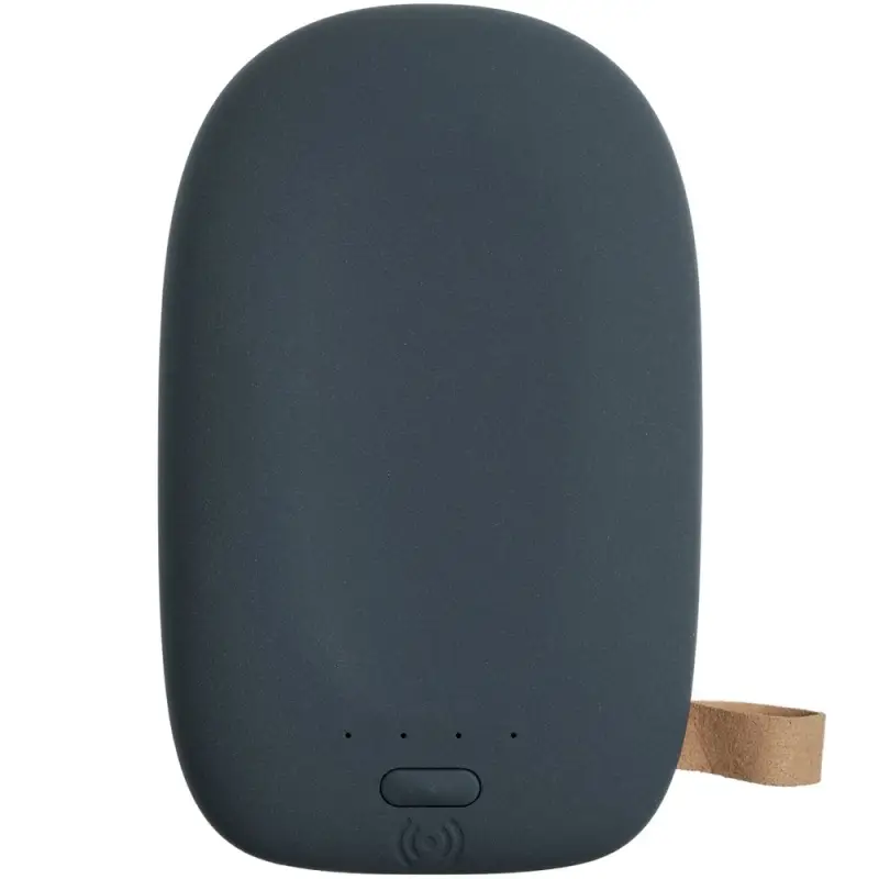 Аккумулятор с беспроводной зарядкой Pebble Wireless 9000 мАч, серо-синий Аккумулятор с беспроводной зарядкой Pebble Wireless 9000 мАч, серо-синий