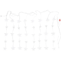 Гирлянда светодиодная Бахр 2.4x0.9м Звездоч,IP20,186LED,бел,8реж 4356974