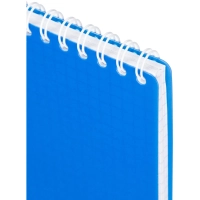 Блокнот на спирали А5 80л  Attache клетка, обложка Plastic